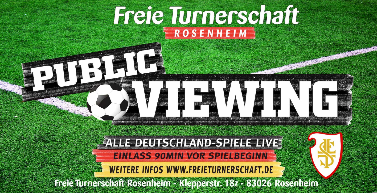 Public Viewing Rosenheim: EM-Fieber im Biergarten der Freien Turnerschaft Rosenheim